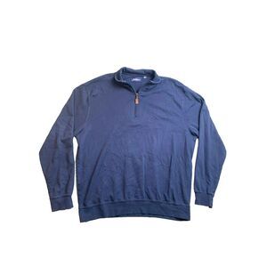 Jack Nicklaus Sweatshirt Adult Extra Large Navy Blue 1/4 Zip Golf Sportswear Men